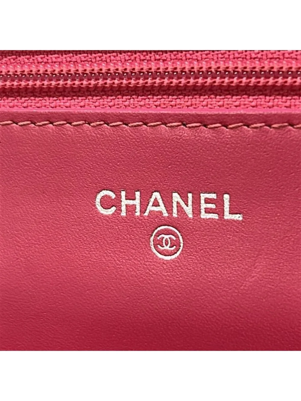 Chanel Wallet Quilted Pink Chain Silver Leather Shoulder